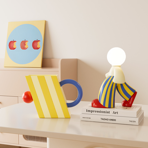 Danish Playful Stripe Doll Lamp