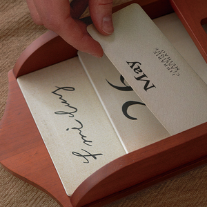 Vintage Wooden Calendar Frame