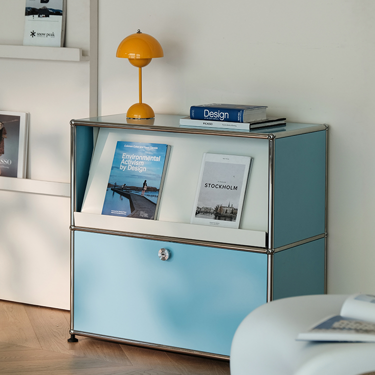 Magazine Side Cabinet