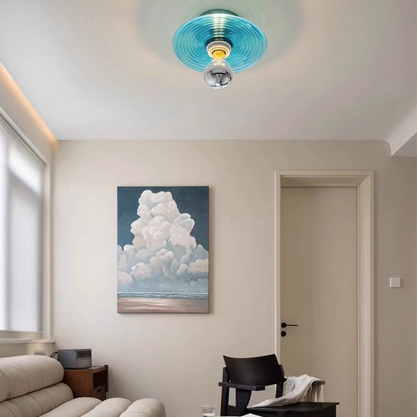 Glass Halo Wall Lamp