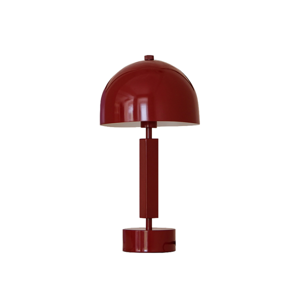 Mid-Century Metal Dome Table Lamp