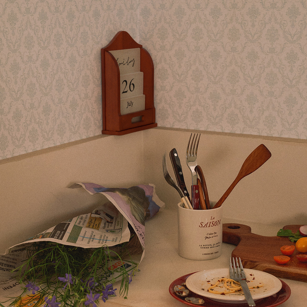 Vintage Wooden Calendar Frame