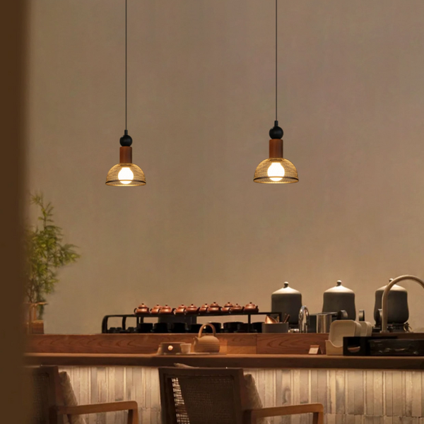 ARCÉN Warm Mesh Ceiling Pendant Lamp