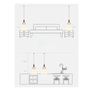 ARCÉN Warm Mesh Ceiling Pendant Lamp