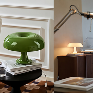 Bauhaus Style Mid-Century Mushroom Table Lamp