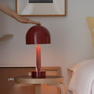 Mid-Century Metal Dome Table Lamp