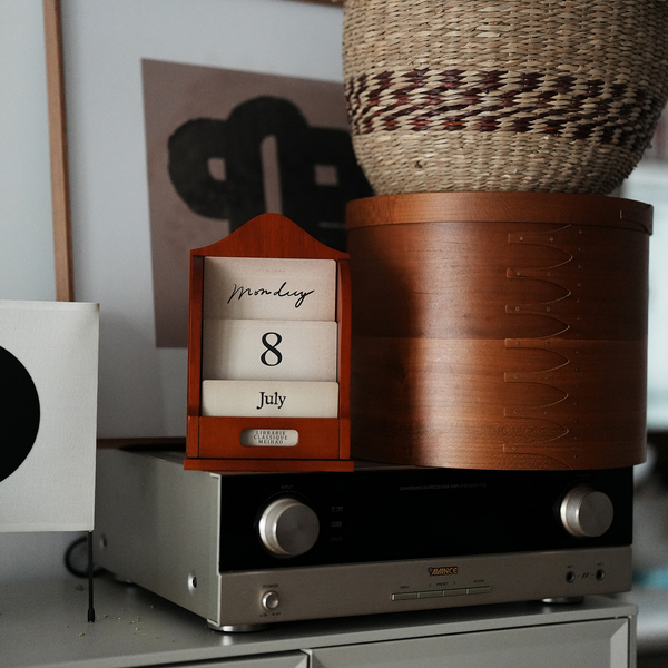 Vintage Wooden Calendar Frame