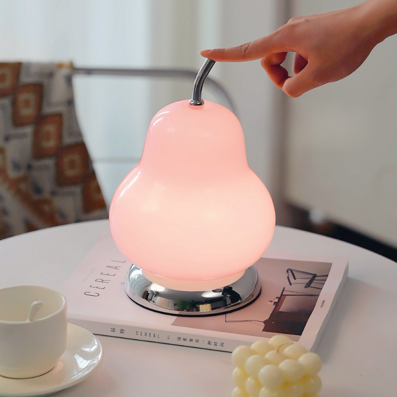 Soft Romantic Pear Mood Lamp