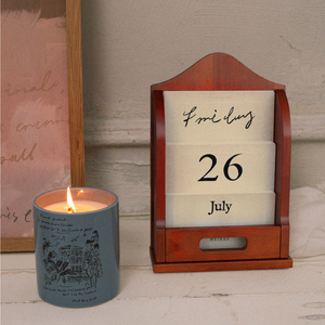 Vintage Wooden Calendar Frame