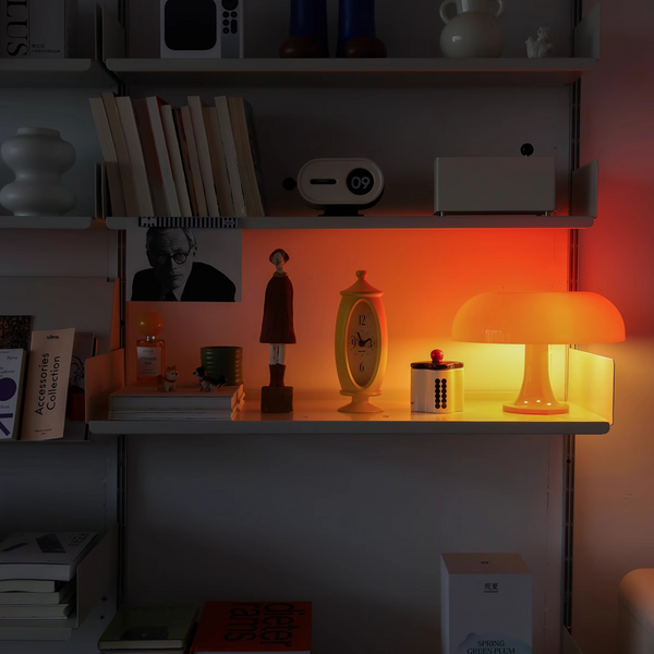 Playful Retro Mailbox Table Clock – Silent Decorative Desk Clock