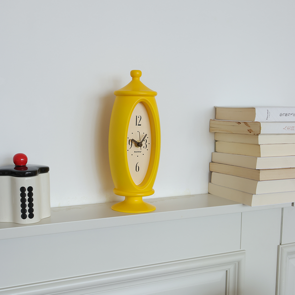 Playful Retro Mailbox Table Clock – Silent Decorative Desk Clock