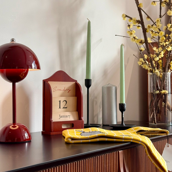 Vintage Wooden Calendar Frame