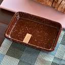 Retro Splatter Ceramic Plate