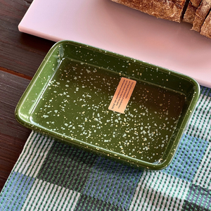 Retro Splatter Ceramic Plate