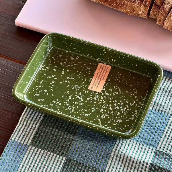 Retro Splatter Ceramic Plate