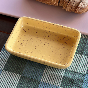 Retro Splatter Ceramic Plate