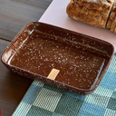 Retro Splatter Ceramic Plate