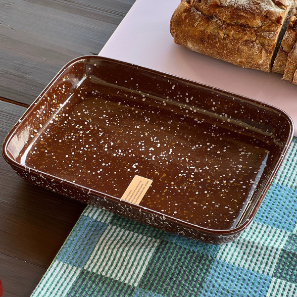 Retro Splatter Ceramic Plate