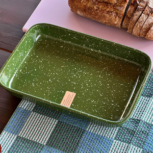 Retro Splatter Ceramic Plate