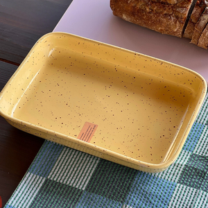 Retro Splatter Ceramic Plate