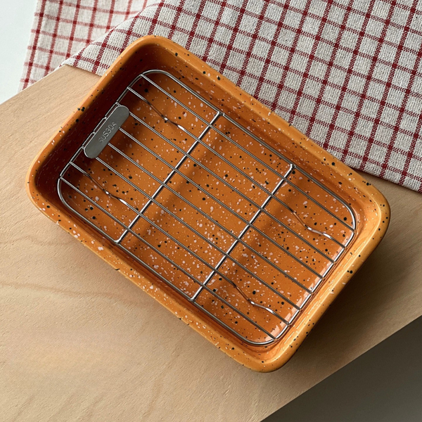 Retro Splatter Ceramic Plate