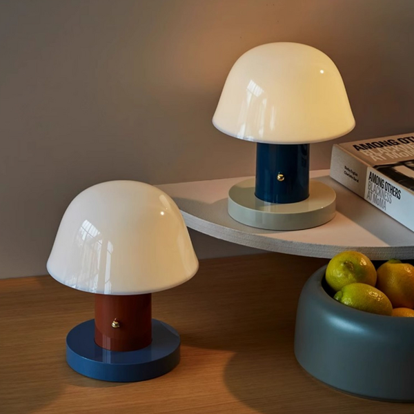 Retro Touch Mushroom Dome Lamp