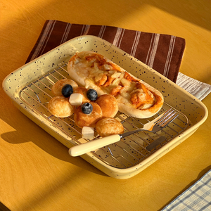 Retro Splatter Ceramic Plate