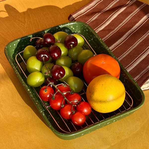 Retro Splatter Ceramic Plate