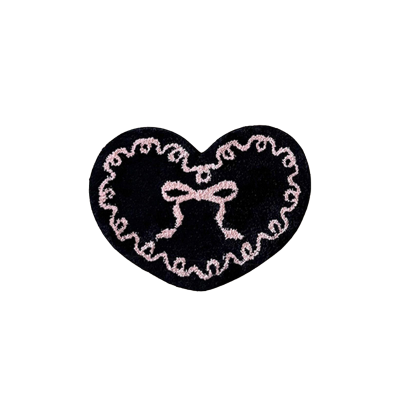 Heart Tufted Accent Rug