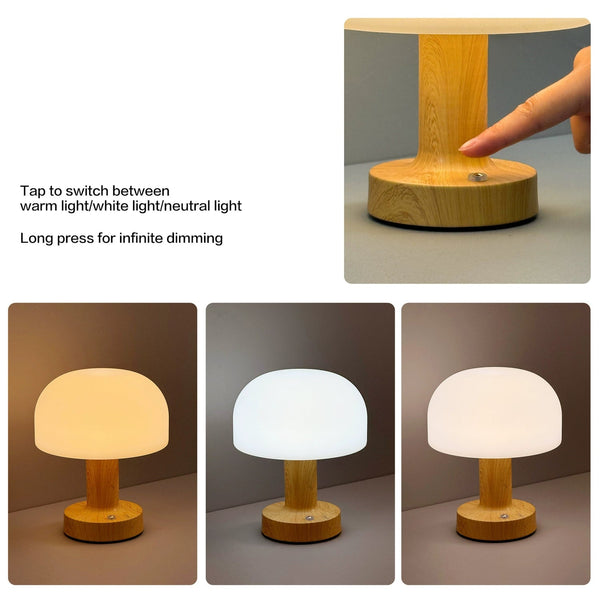 Nordic Mushroom Table Lamp