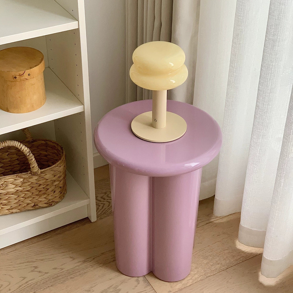Retro Pastel Storage Side Table