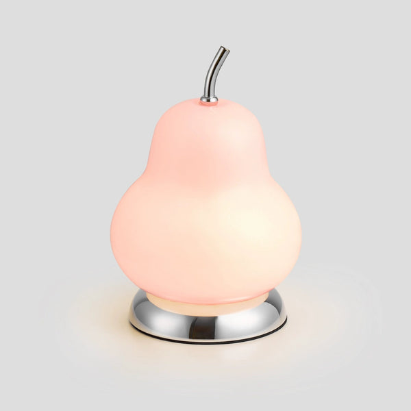 Pink pear-shaped lamp