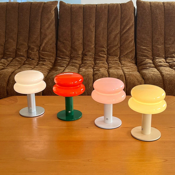 Playful Glass Double Donut Lamp