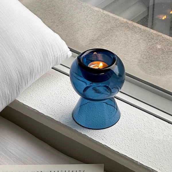 High-end dual-purpose Glass Candle Holder