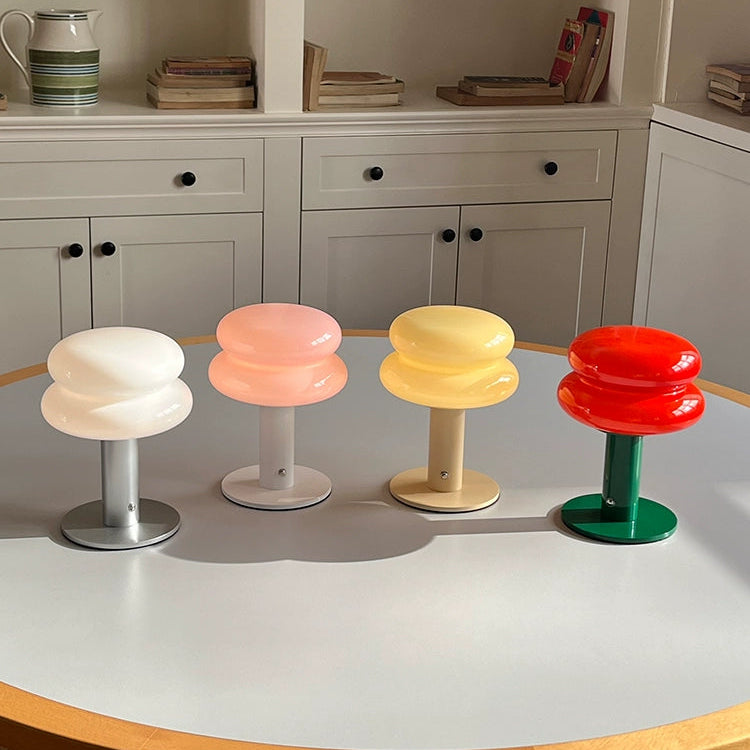 Playful Glass Double Donut Lamp