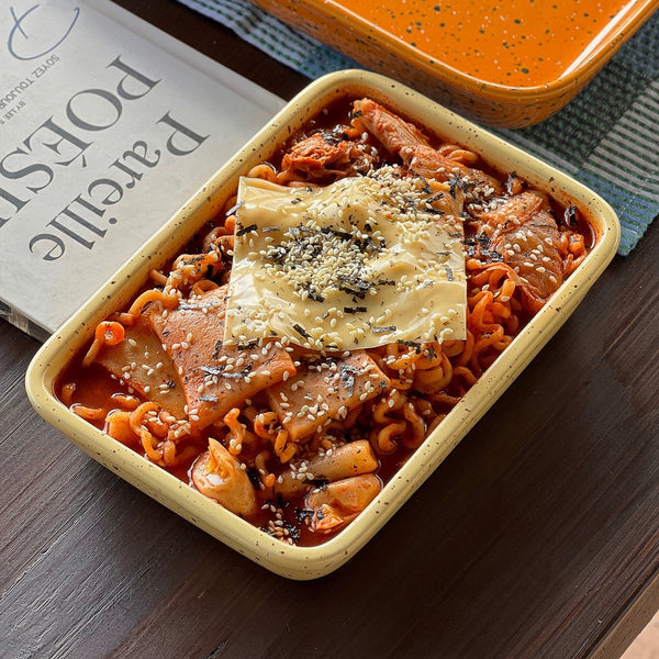 Retro Splatter Ceramic Plate