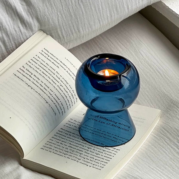 High-end dual-purpose Glass Candle Holder