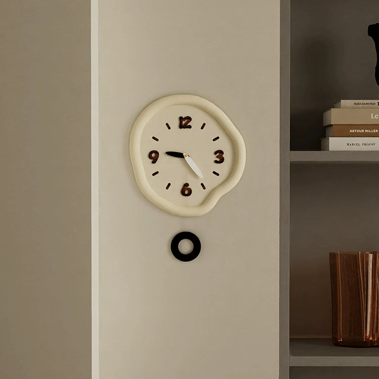 Melted Shape Modern Wall Clock