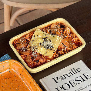 Retro Splatter Ceramic Plate