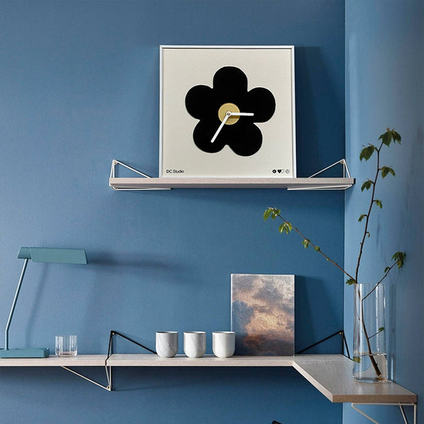 Retro Pop Flower Wall Clock