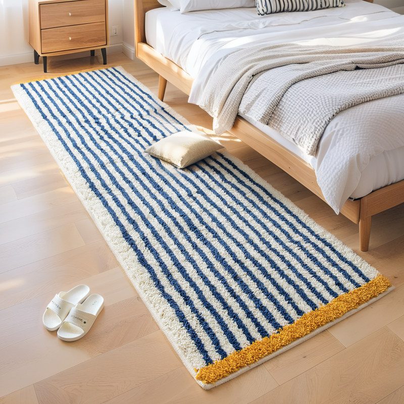 Plush Striped Comfort Rug