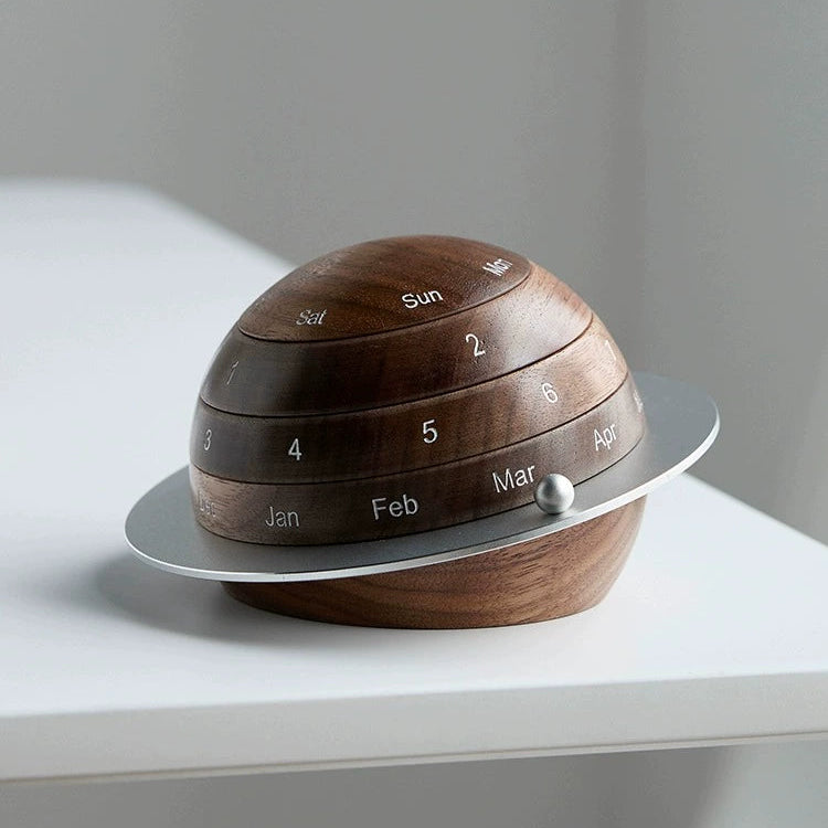Wooden Planet Perpetual Calendar