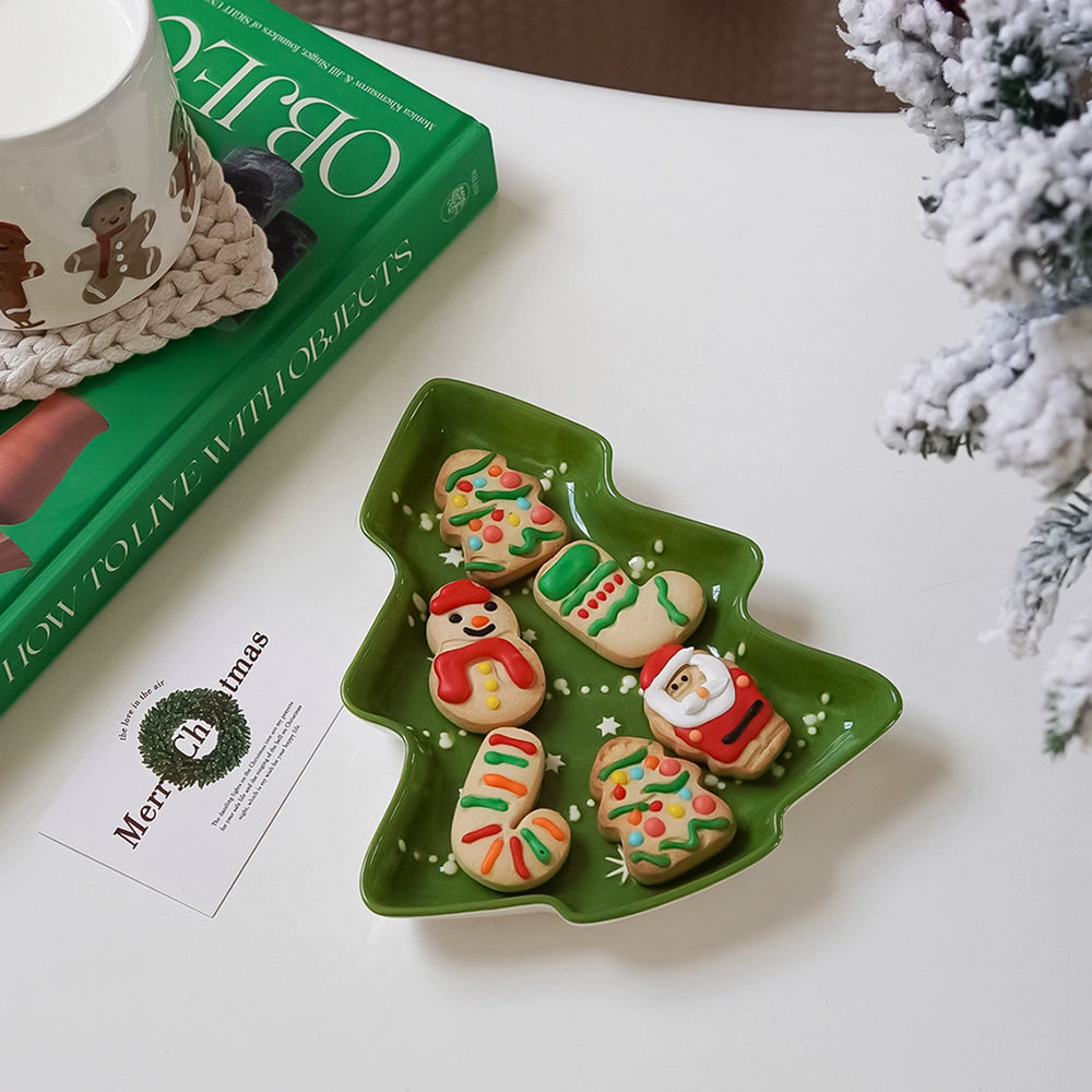 Ceramic Christmas Tree Tray