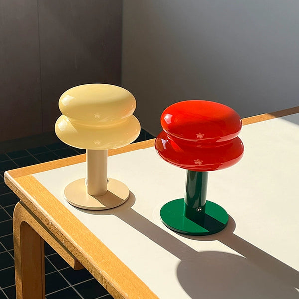 Playful Glass Double Donut Lamp