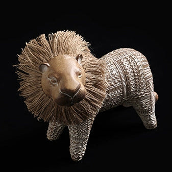 Scandi Folk Lion Sculpture
