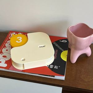 Milk Cream Flip Desk Calendar