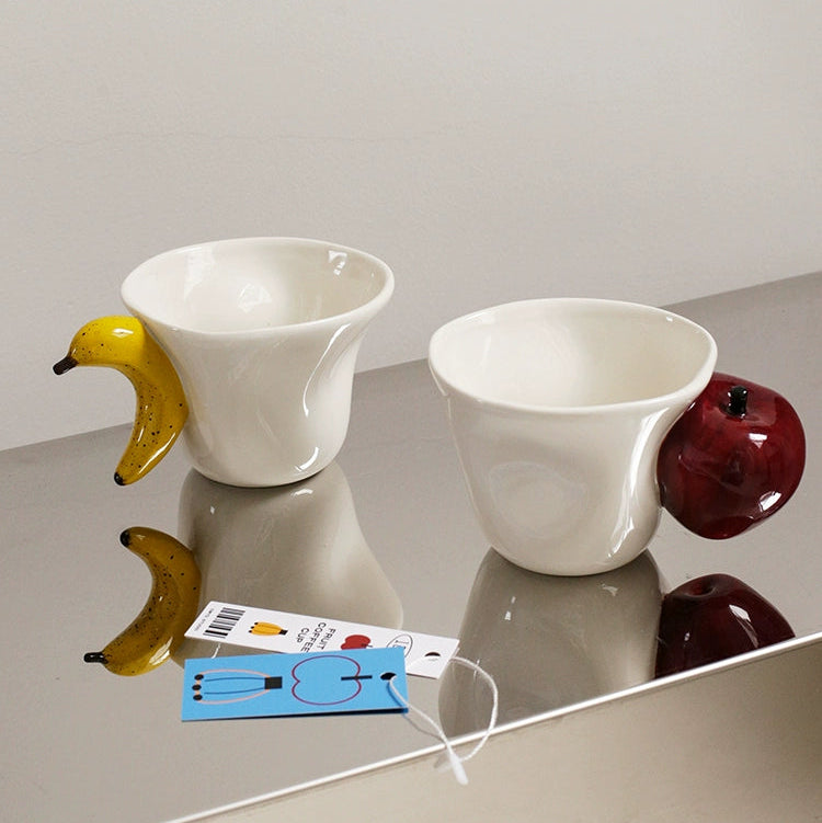 Fruit Handle Ceramic Mug