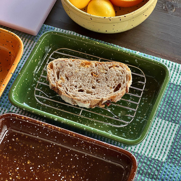 Retro Splatter Ceramic Plate