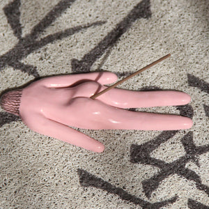 Pink Art Figure Incense Holder