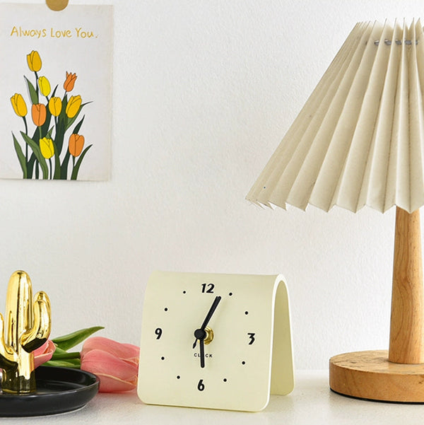 Minimal Folded Desk Clock